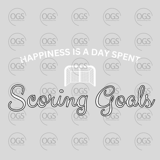 Hockey Design Happiness Is Scoring Goals