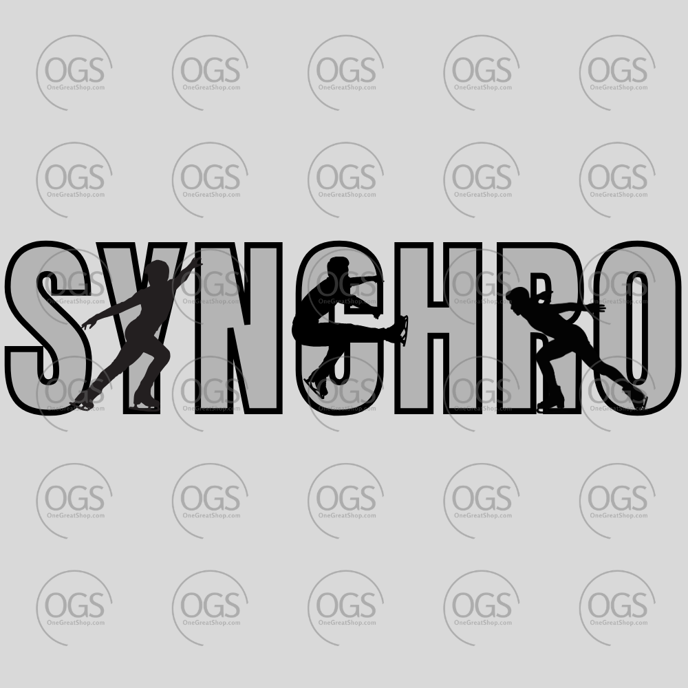 Synchro Skating Design Synchro Word Male Elements