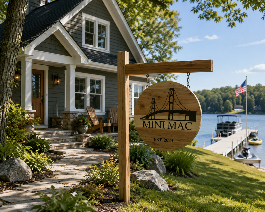 Custom made cottage sign