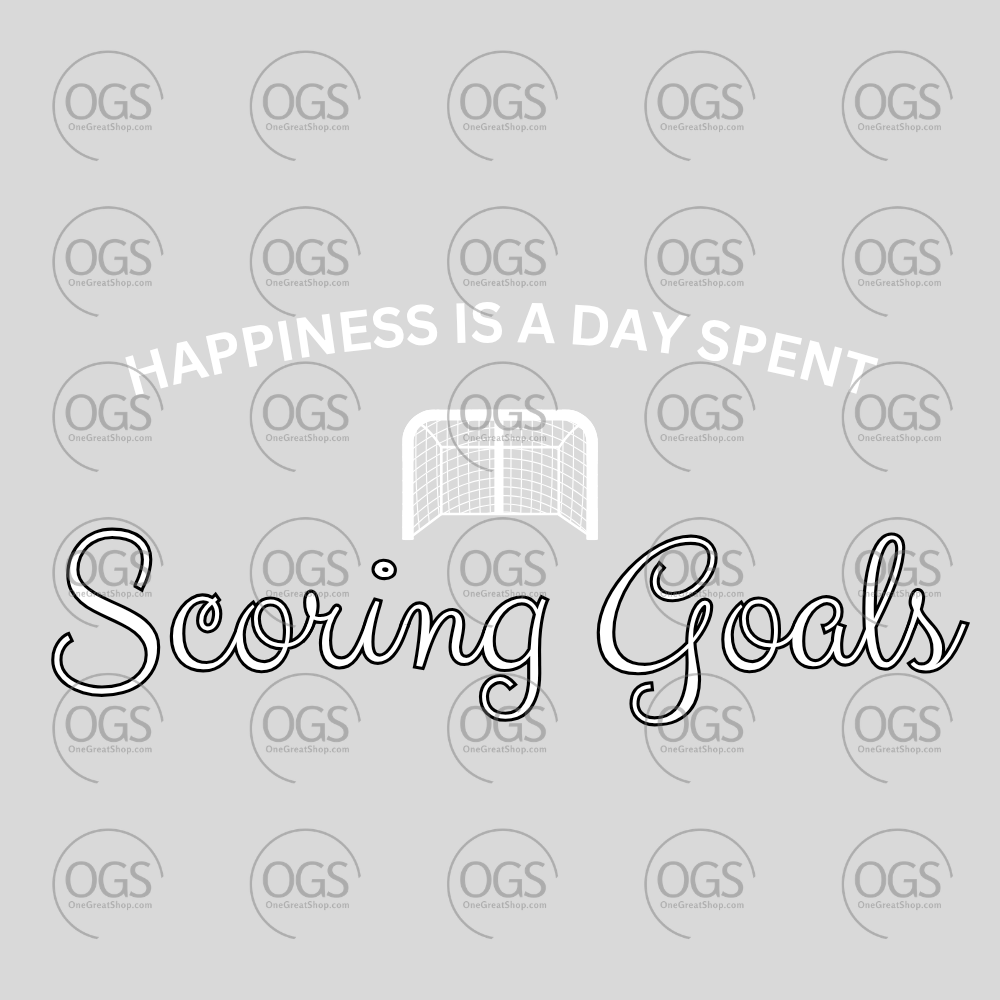 Hockey Design Happiness Is Scoring Goals
