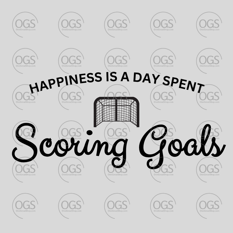 Hockey Design Happiness Is Scoring Goals