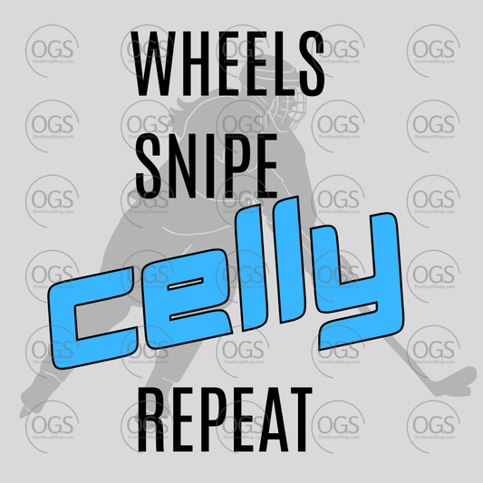 Hockey Design Female Hockey Wheels Snipe "Celly" in Blue