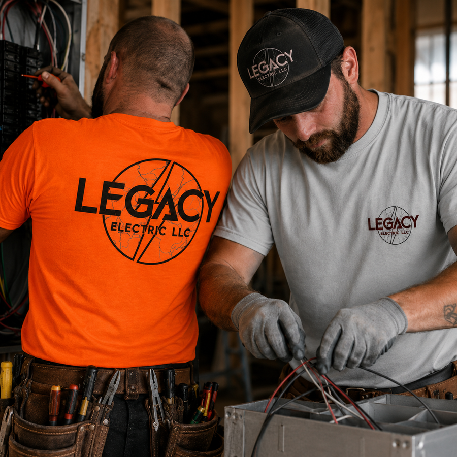 custom made Legacy Electric t-shirts