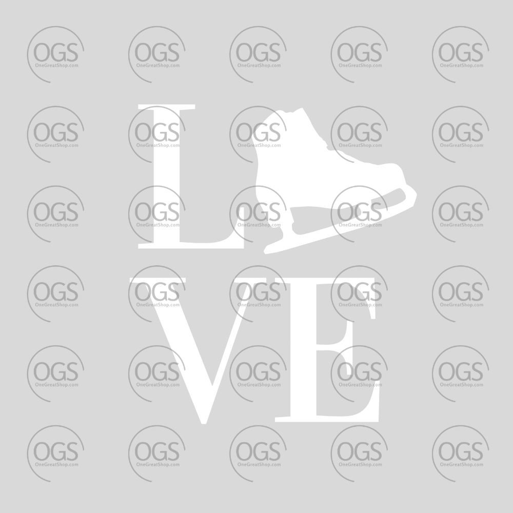 Figure Skating Design LOVE Skating