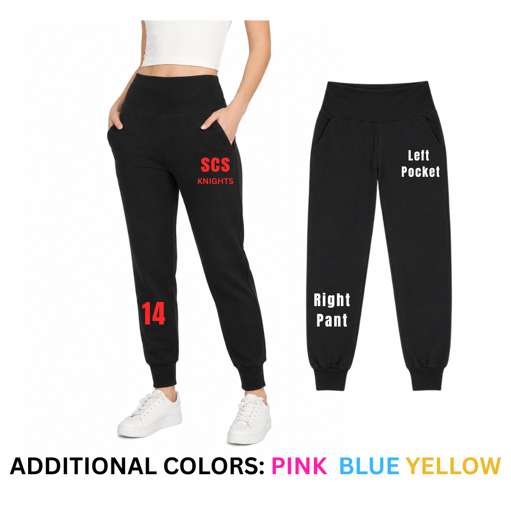 Customizable Black Sport Jogger pocket, pant, or both.