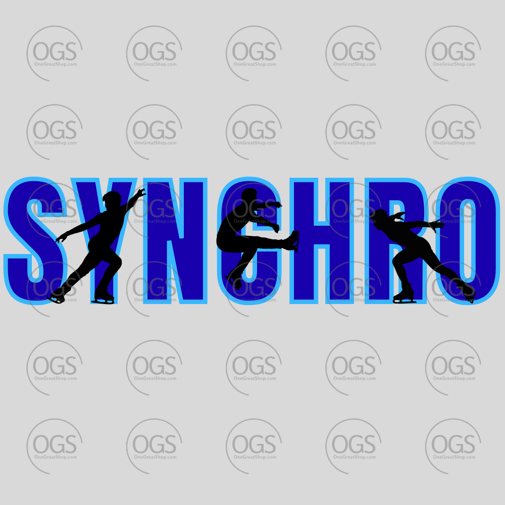 Synchro Skating Design Synchro Word Male Elements
