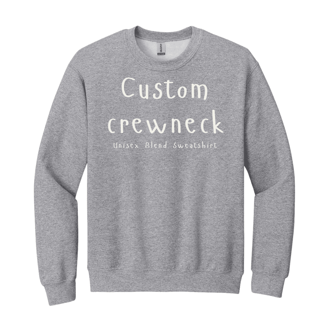 Custom Unisex Adult Crewneck Sweatshirts